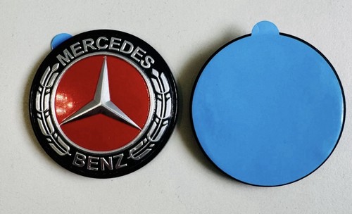 Black red hood flat badge - hood,