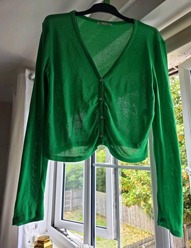 Zara green lightweight knit - green,