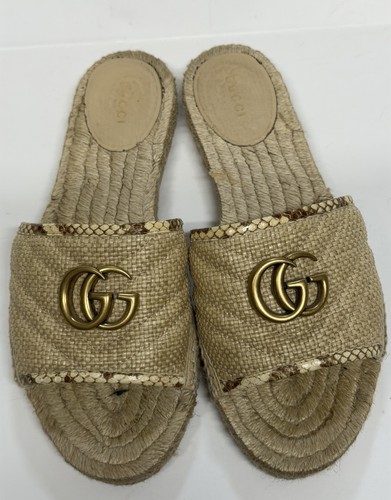 Gucci marmont natural straw - gucci,