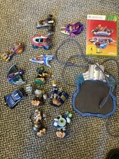 Skylanders x box 360 superchargers starter pack and extra figures and vehicles