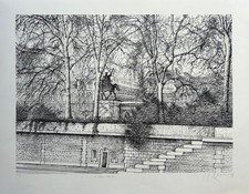 Jean CARZOU - "Le square