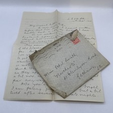 WW1 1916 Handwritten Letter