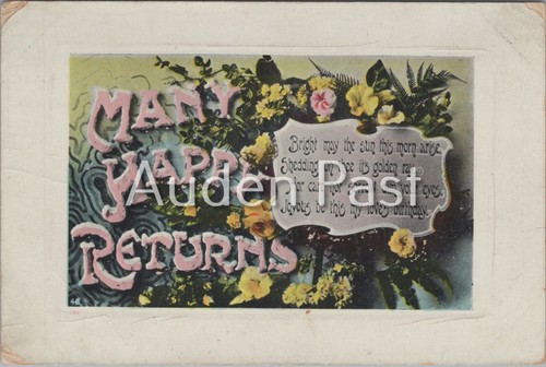 Vintage many happy returns - vintage,