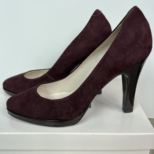 Faith real suede - real, purple