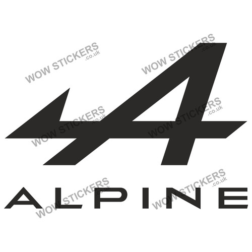 Alpine racing team logo car - alpine,