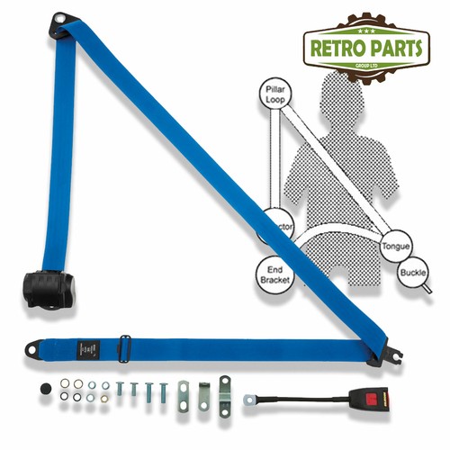Classic car inertia seat belt - car,