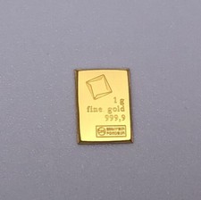 1 GRAM 24K GOLD - 9999 Fine