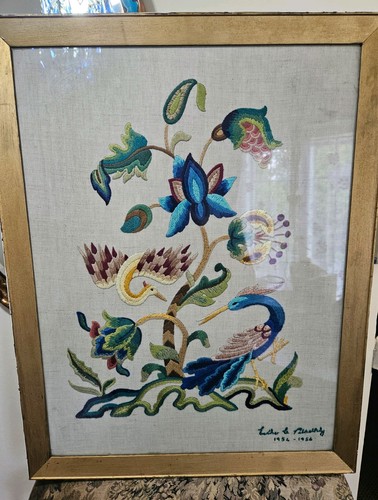 Vintage framed hand - framed,