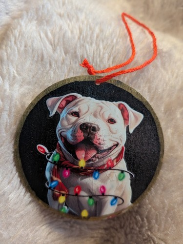 Pitbull terrier christmas - pitbull,