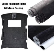 For MINI COOPER R50 R53 R56 INTERIOR SUEDE ROOF LINING HEADLINER FOAM BACKED