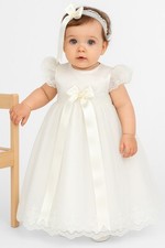 Baby Girls Embroidered Ruffle
