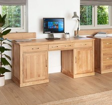 Mobel Oak Large Hidden Office