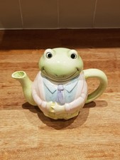 Vintage Teapot Frog In Suit