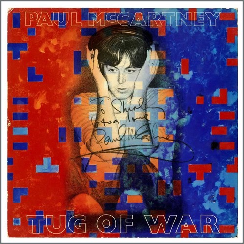 Paul mccartney autographed tug - paul,