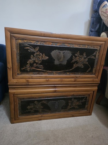 Chinese lacquer blanket chests