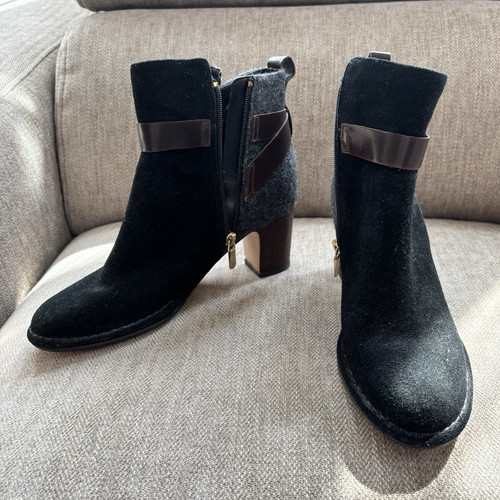 Clarks suede colourblock ankle - suede,