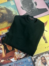 Bramante Triplo Ritorto Green Crew Neck Pullover Sweater Wool Size 48 EU UK S