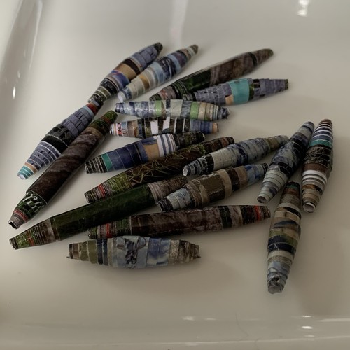 Rolled paper beads for - rolled,