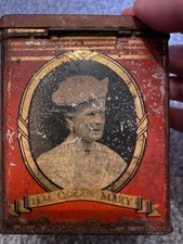 King George V , Queen Mary very old tin