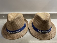 Michelin Straw Trilby Hats 2019 Classic Car Show Ragley Hall x 2