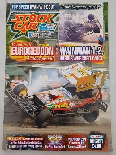 Stock car magazine august - stock, magazine,