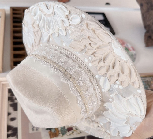Custom white lace floral - lace,