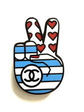 AUTHENTIC CHANEL PEACE SIGN