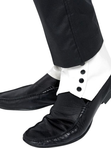 Smiffys spats white - smiffys, spats,