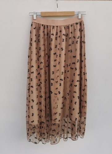 Size coquette bow tulle midi - l,