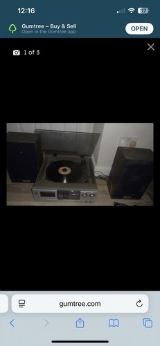 1980 vintage toshiba stereo - 1980's,