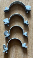 Intex (Bestway) 32mm Pool Grey Hose Pipe Clamps Clips For Pools x4