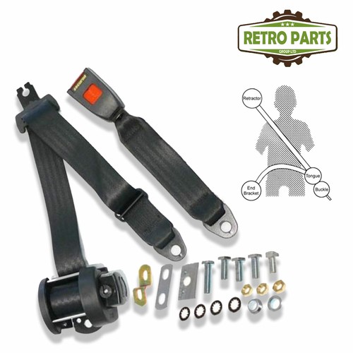 Classic car inertia seat belt - car,