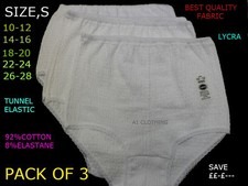 3 PAIRS LADIES COTTON/ LYCRA
