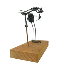 vtg brutalist metal WIRE Art