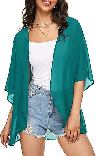 Women chiffon kimono - women,