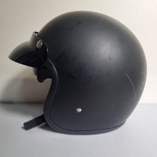 black Motor bike /scooter helmet with shade 0007