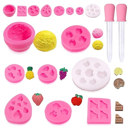 Pcs fruit silicone moulds - fruit,