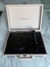 Crosley Cruiser Deluxe Turntable Pink CR8005U Excellent Condition