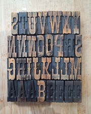 Vintage wooden letterpress - vintage,