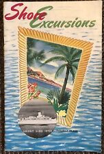 Ships SS Orcade & SS Oronsay, Orient Line, Shore Excursions Catalogue, 1953