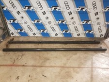 VW Transporter T5 LWB Pair of Side Step Straight Bars in Black