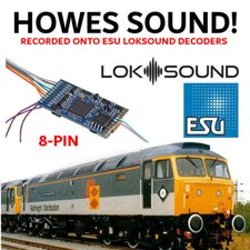 ESU 58410 V5 Sound Decoder with Speaker 8 Pin HOWES SOUND PRE LOADED DCC RAILWAY