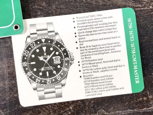 Rolex brochure submariner - rolex,