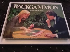 ? Vintage Backgammon  Michael Stanfield Wooden Pieces COMPLETE 1970s