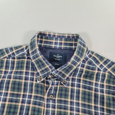 Hackett Mens Shirt Blue Green