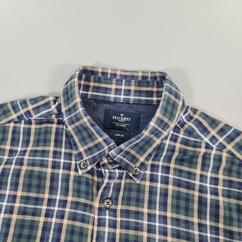 Hackett mens shirt - blue, green