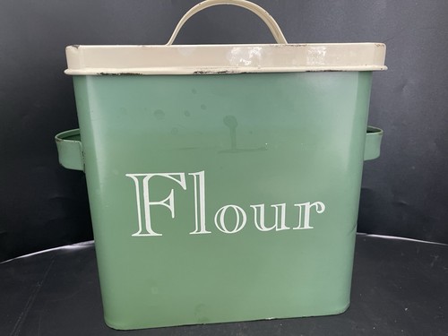 Farmhouse green canister - farmhouse,