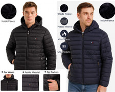 Mens BRAND QUILTED Fleece