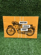 1960s CASTROL MOTORCYCLE CARE MAINTENANCE BOOK BSA NORTON TRIUMPH AJS Mancave