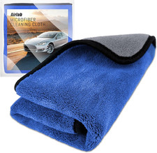 Microfibre Cloth Extra Large XXL 90X60Cm, Dual-Sided Car Drying Towels 500GSM, S